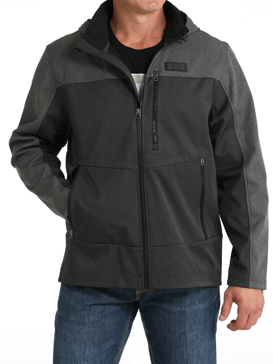 GRY/BLK BONDED HOOD