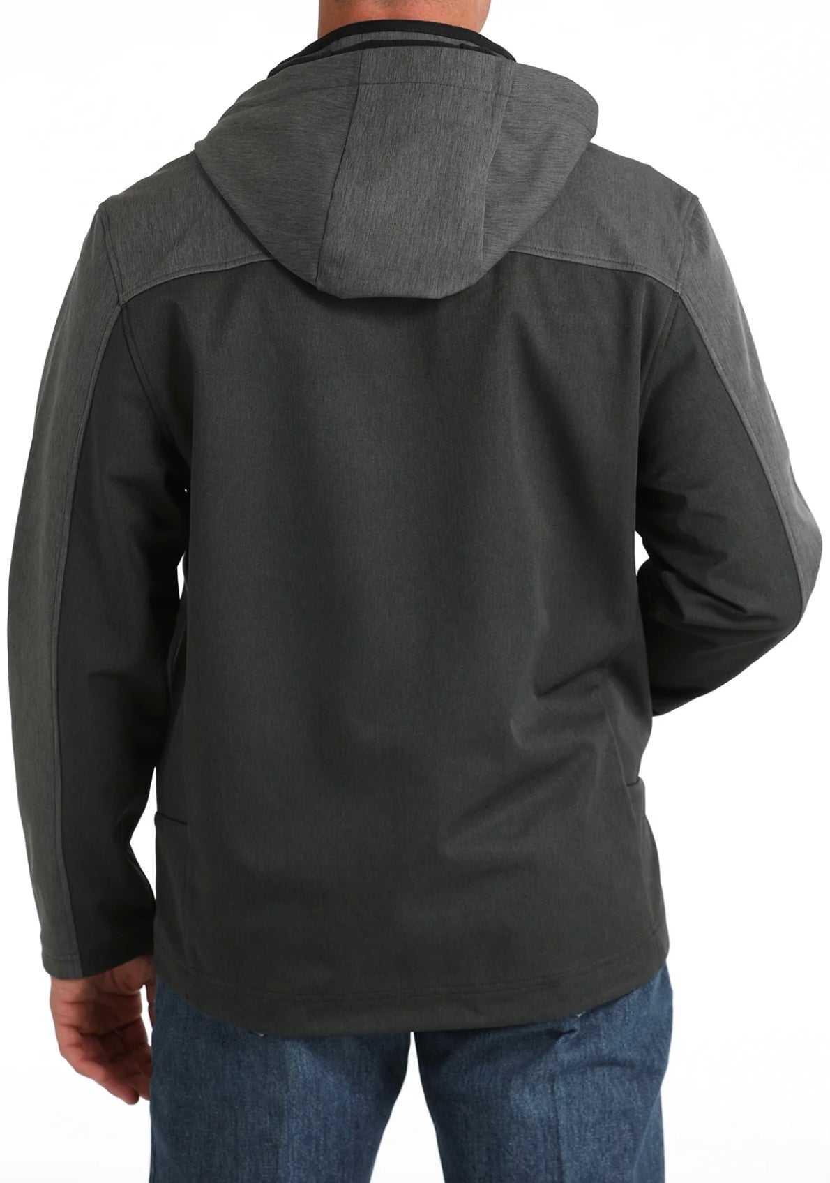 GRY/BLK BONDED HOOD