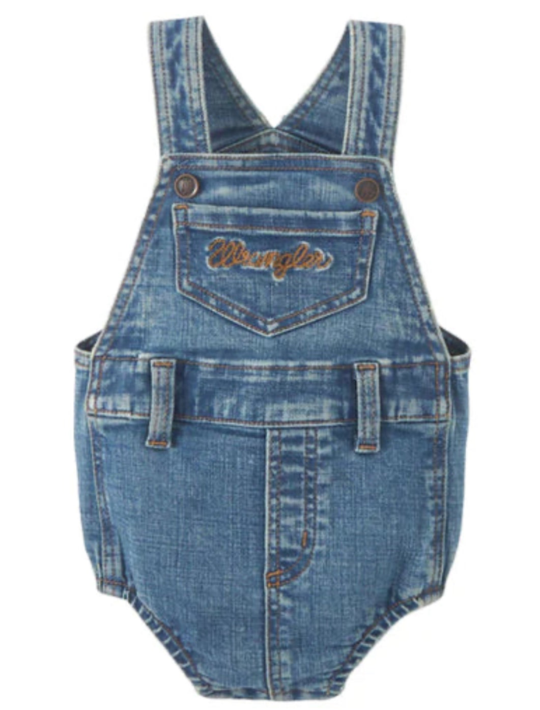 DENIM OVERALL ROMPER