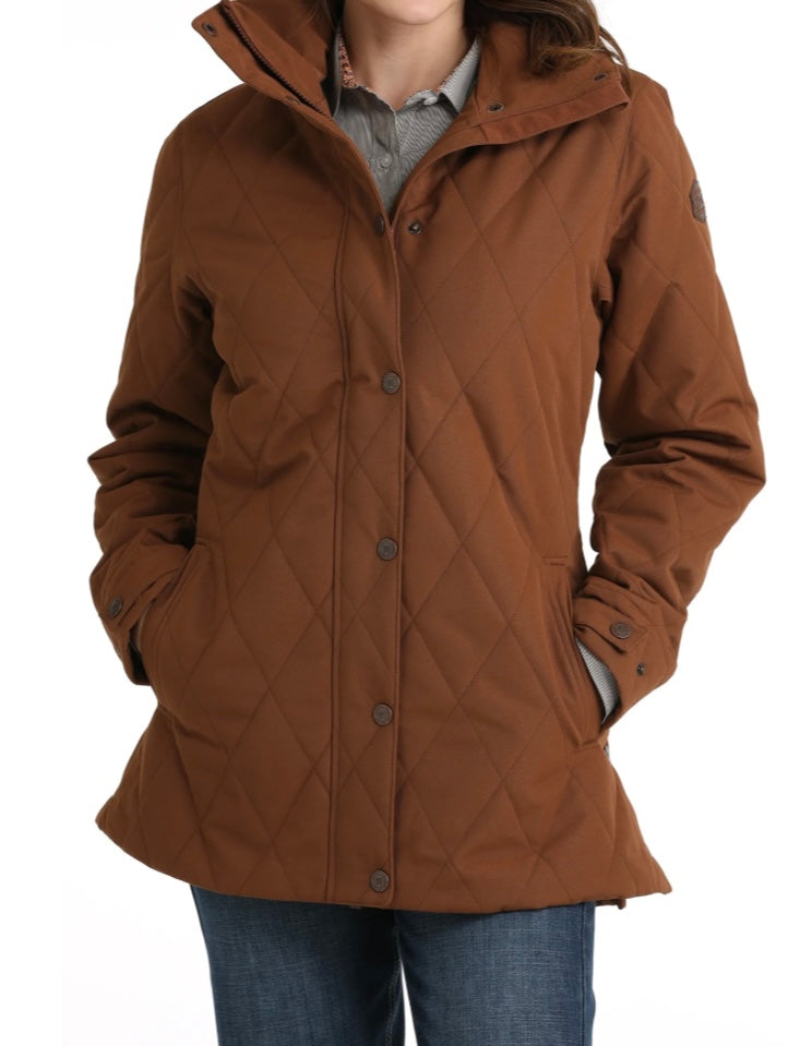 BROWN WNMS BARN COAT