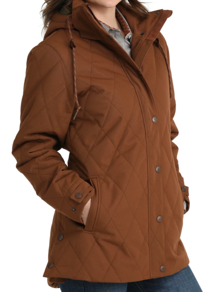 BROWN WNMS BARN COAT