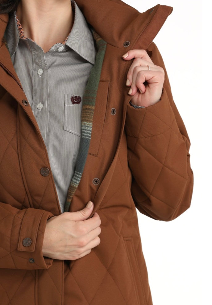 BROWN WNMS BARN COAT