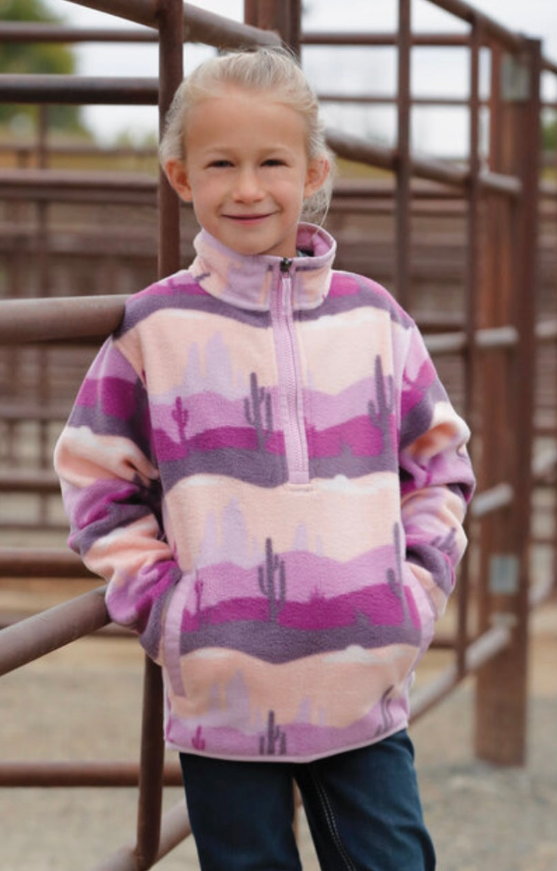 PURPLE CACTUS PULLOVER