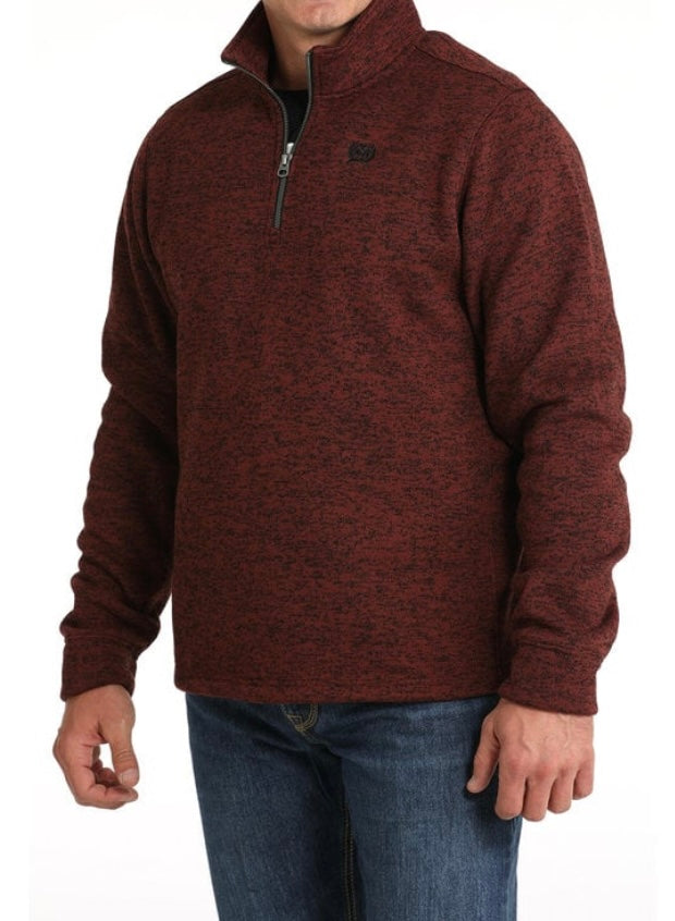 BURG 1/4 ZIP SWEATER