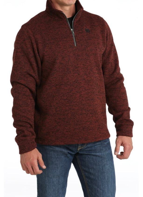 BURG 1/4 ZIP SWEATER