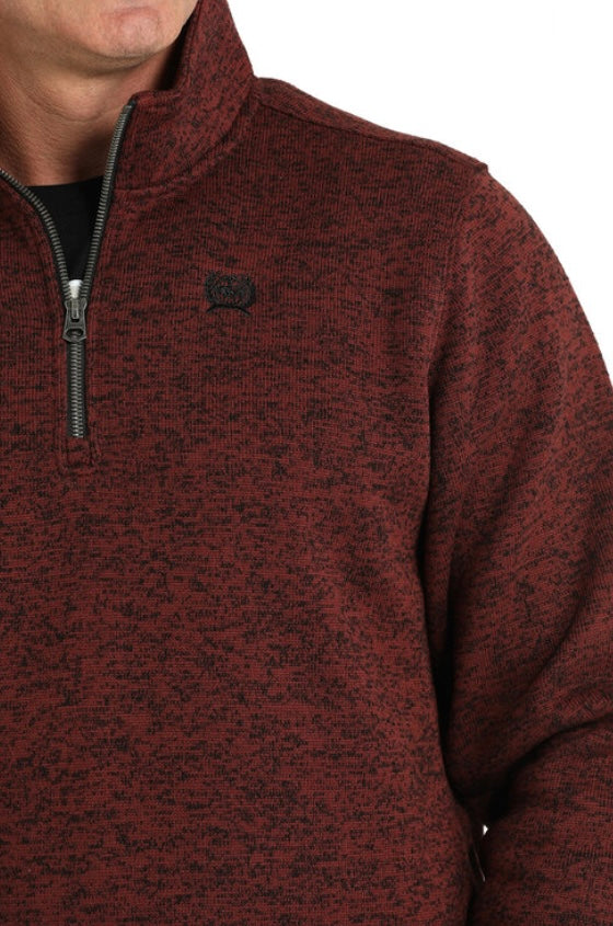 BURG 1/4 ZIP SWEATER