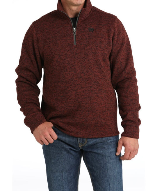 BURG 1/4 ZIP SWEATER