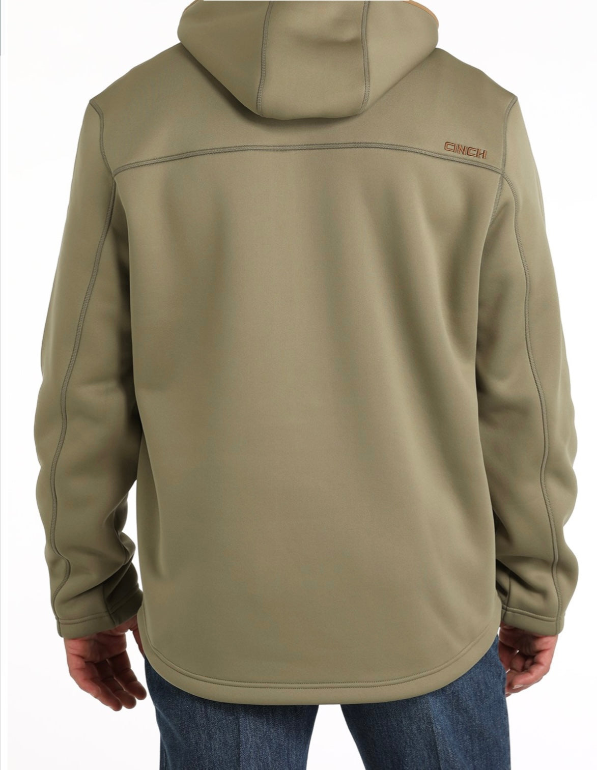 OLIVE PULL OVER SHERPA