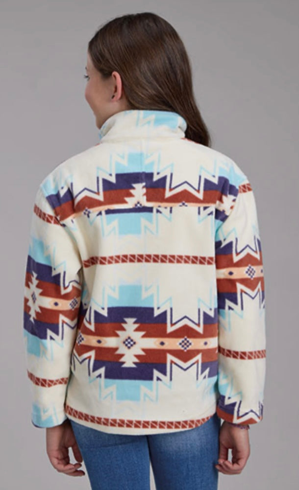 LIL AZTEC CREAM FLEECE