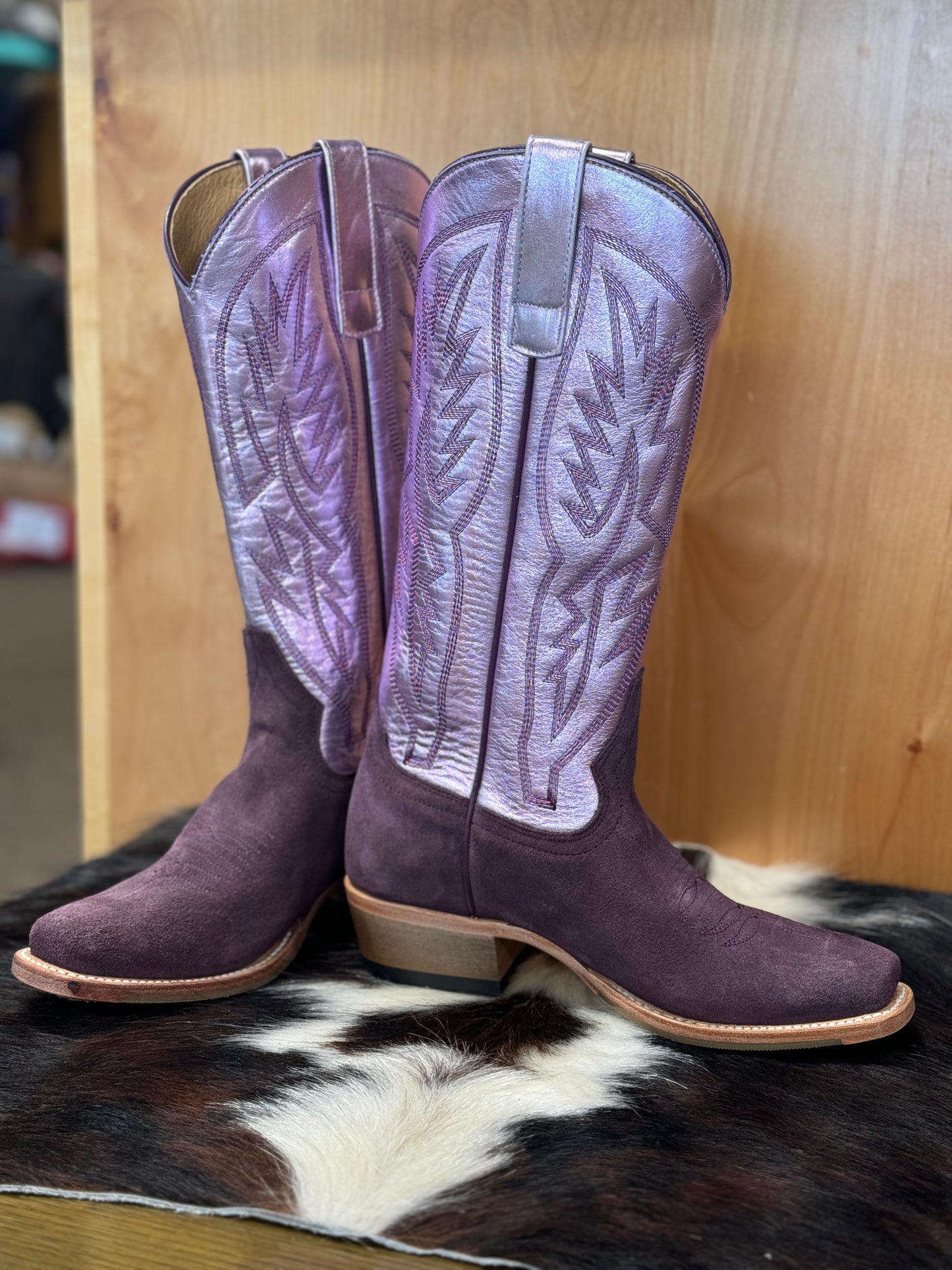 PURPLE COSMIC COWGIRL METALLIC