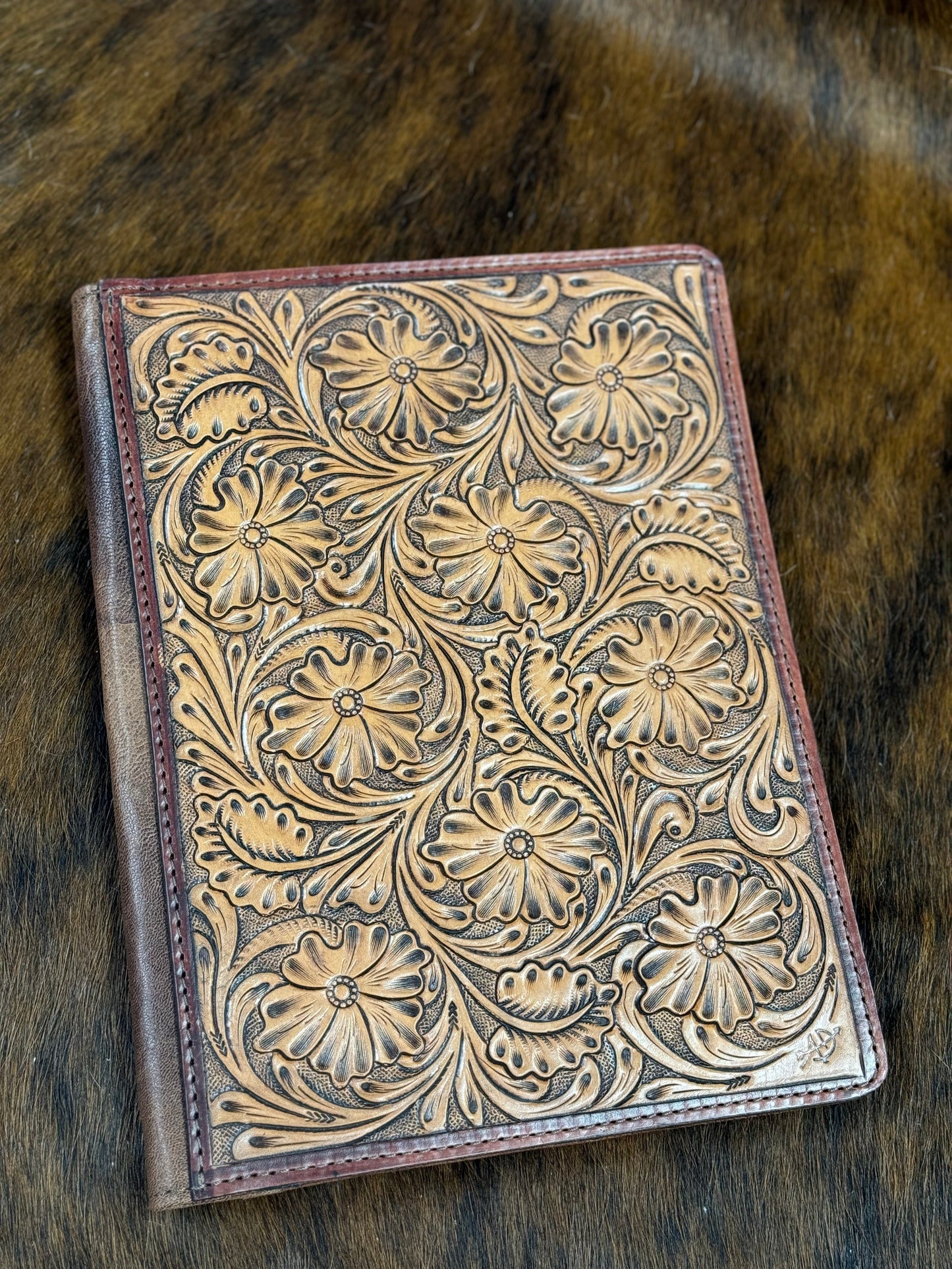 TOOLED NOTEBOOK COVER