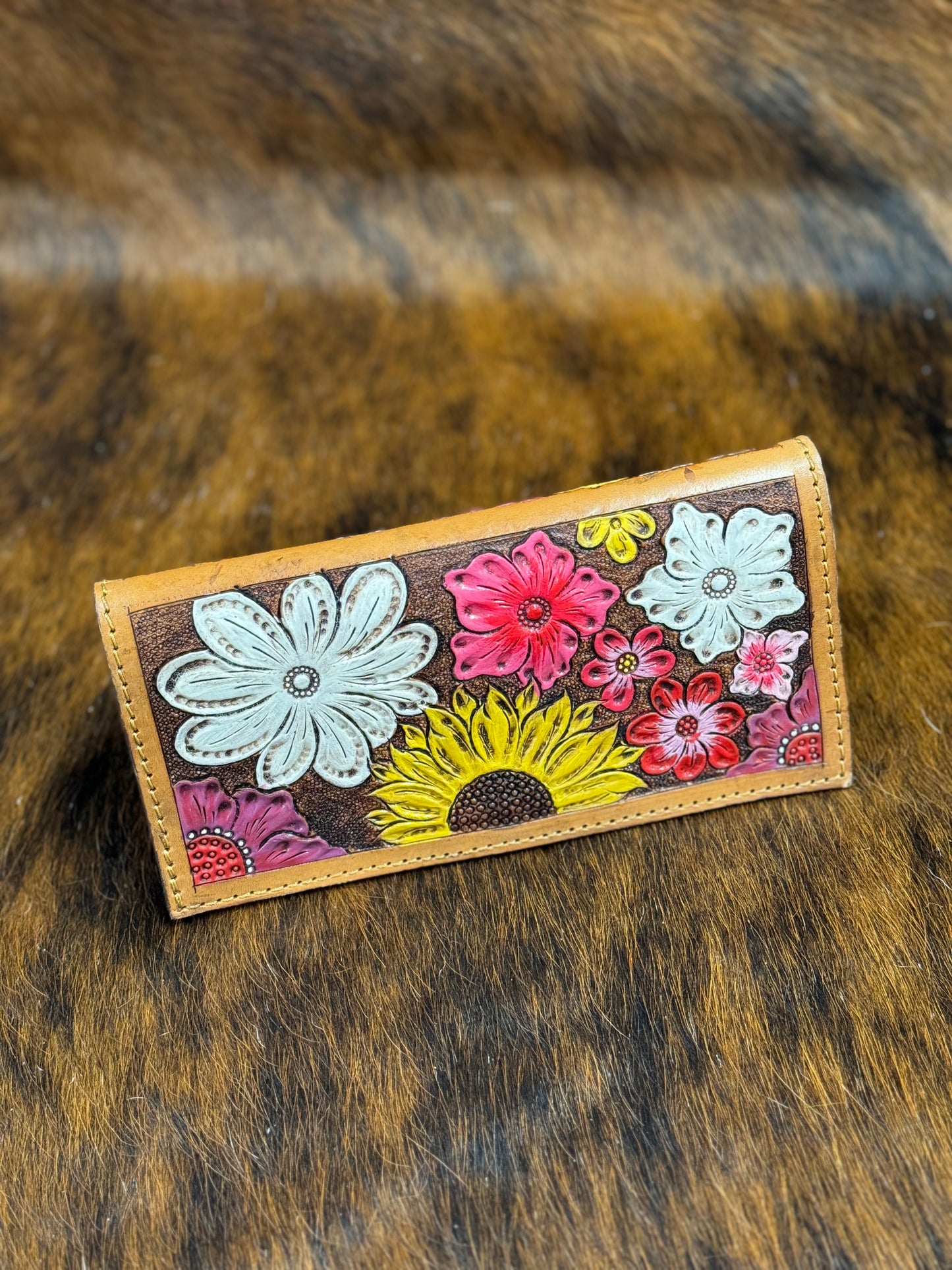 BRIGHT FLOWER WALLET