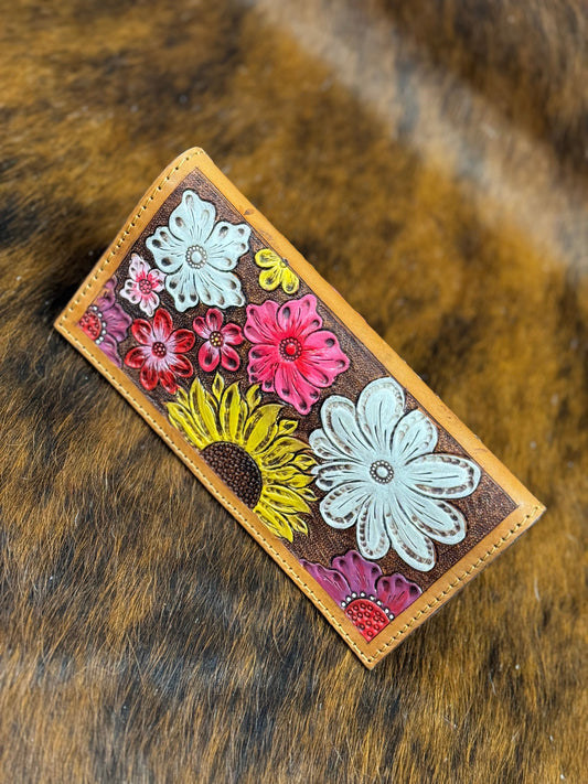 BRIGHT FLOWER WALLET