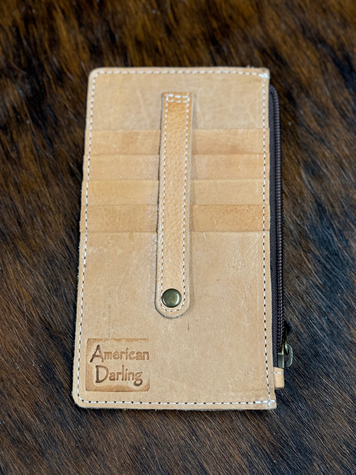 NATURAL LEATHER CARD HOLDER-ADBG810H