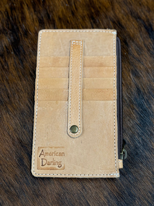 NATURAL LEATHER CARD HOLDER-ADBG810H