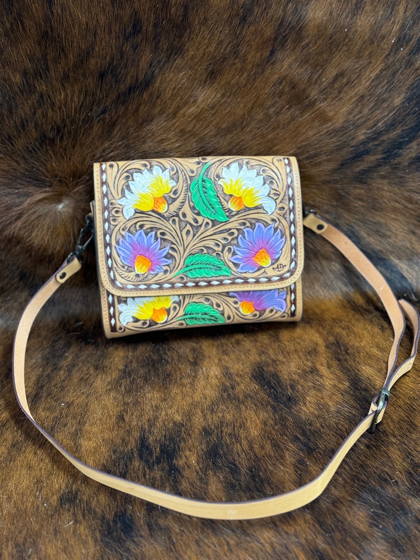 BRIGHT FLOWER PURSE